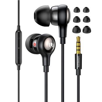 UGREEN Earphones In-Ear 3.5mm, Black | EP103