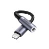 UGREEN Cable Audio Adapter Lightning to 3.5mm 0.1M MFI US211, Black