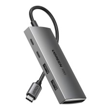 UGREEN HUB 4in1 Type-C 3.0 to 2*Type-C 3.2 + 2*USB 3.1 CM480, Silver