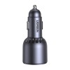 UGREEN Car Charger 2*Type-C+1*USB-A Aluminum 3A 75W, Grey
