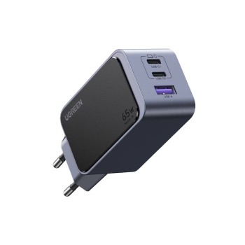 UGREEN Nexode GaN Air Mini Charger 2*Type-C+USB-A 65W X553, Black