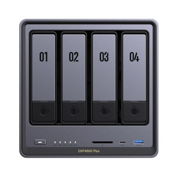 UGREEN Network Attached Storage DXP4800 Plus 4-Bay (Diskless) EU, Black