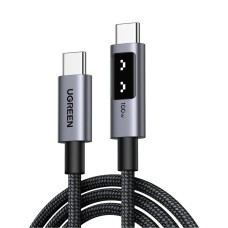 UGREEN Cable Uno Series Type-C to Type-C Fast Charging 5A/100W, 1M, Black | L509