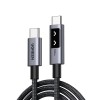 UGREEN Cable Uno Series Type-C to Type-C Fast Charging 5A/100W, 2M, Black | L509