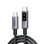 UGREEN Cable Uno Series Type-C to Type-C Fast Charging 5A/100W, 2M, Black | L509