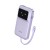 UGREEN Power Bank Uno Series 10000mAh, 30W, with Built-in USB-C Cable, Purple