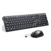UGREEN Wireless Combo Keyboard and Mouse Ergonomic US MK006, Black