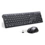 UGREEN Wireless Combo Keyboard and Mouse Ergonomic US MK006, Black