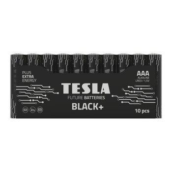 TESLA Batteries AAA LR3 Alkaline 10 pcs Pack Shrink