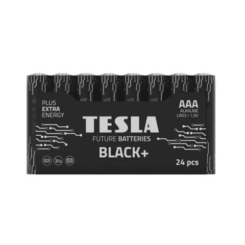 TESLA Batteries AAA LR3 Alkaline 24 pcs Pack Shrink