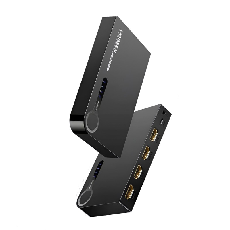 UGREEN Switch 3x1 HDMI 4K@30Hz, Black