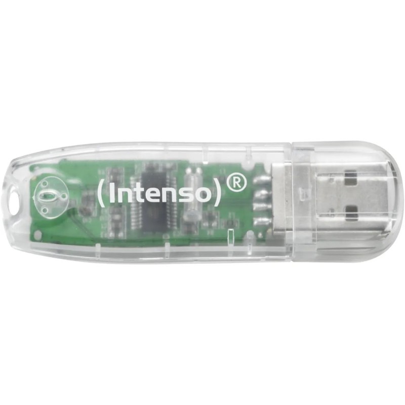 Intenso® USB Drive 2.0 Rainbow Line 32 GB, Transparent