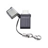Intenso® USB Drive 2.0 (USB-A & microUSB) Mini Mobile Line 32 GB, Anthracite