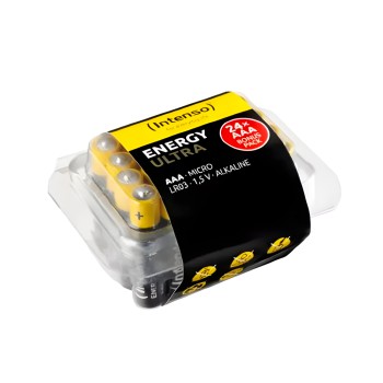 Intenso® Batteries AAA LR03 24pcs Plastikbox.