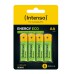 Intenso® Batteries Rechargeable AA HR6 4pcs Blister, 2100mAh