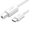 UGREEN Cable Printer Type-C 2.0 to USB Type-B 2.0, 1M, White | US241