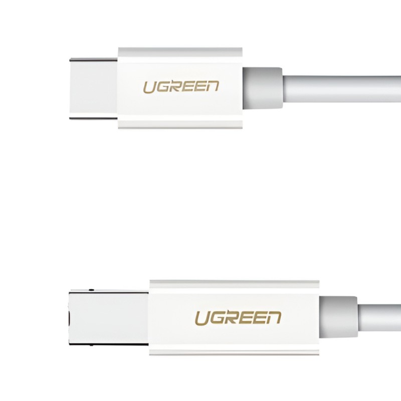 UGREEN Cable Printer Type-C 2.0 to USB Type-B 2.0, 1M, White | US241