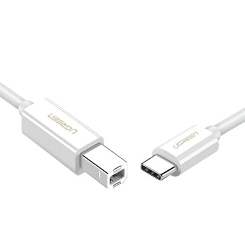 UGREEN Cable Printer Type-C 2.0 to USB Type-B 2.0, 1M, White | US241