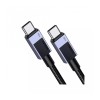 UGREEN Cable Type-C to Type-C 2m 480Mbps 5A 100W, Gray UGREEN Cable Type-C to Type-C 2m 480Mbps 5A 100W, Gray