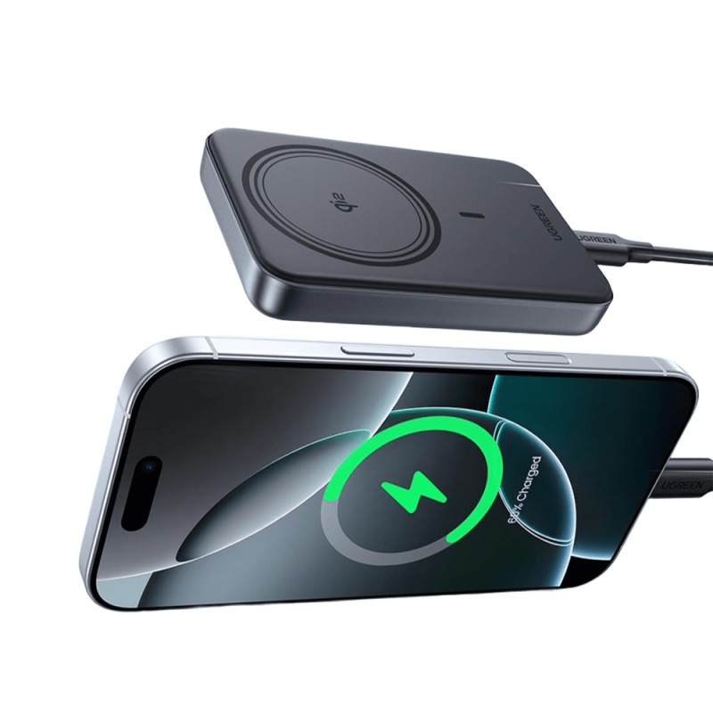 UGREEN Power Bank Magsafe Qi2 10000mAh, 30W, Grey