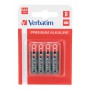 Verbatim Batteries AAA Alkaline 4 pcs Blister