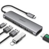 UGREEN USB Type C to HDMI + USB 3.0*3 + PD Power Converter, Black