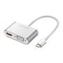 UGREEN Adapter USB-C to HDMI 4K@30Hz + VGA 1080p@60Hz (simultaneously use) with PD CM162, Silver