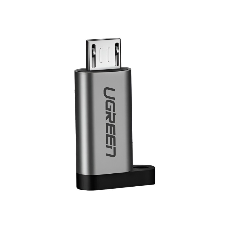 UGREEN Adapter Type-C 2.0 to Micro USB 2.0, up to 480 Mbps US282, Gray