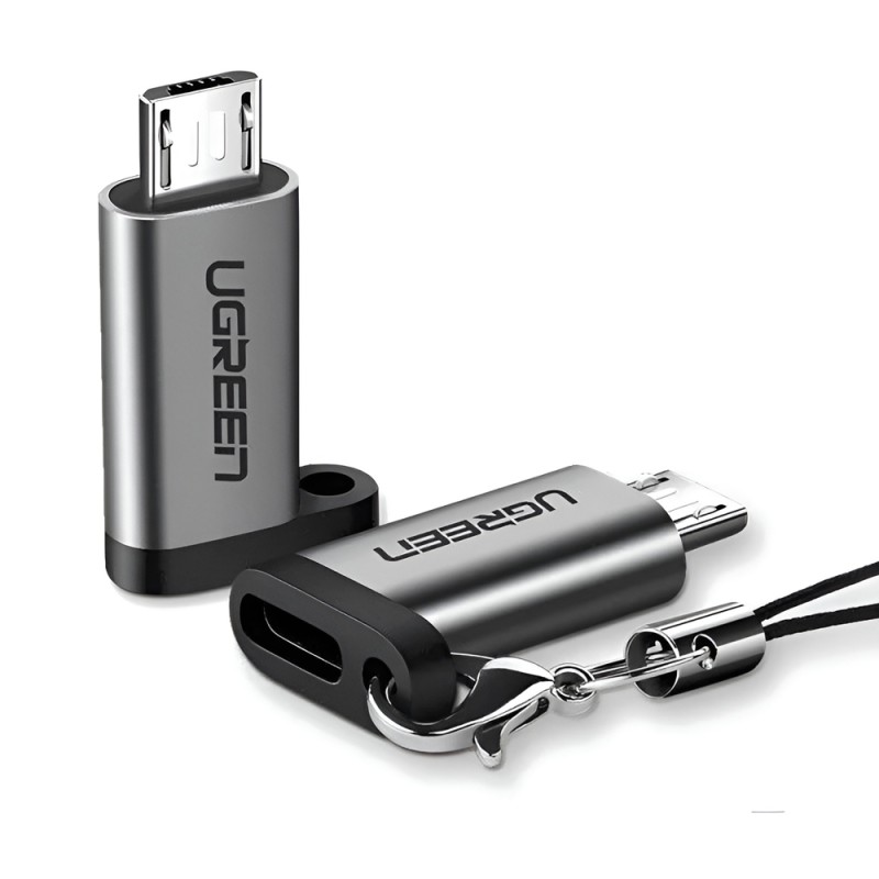 UGREEN Adapter Type-C 2.0 to Micro USB 2.0, up to 480 Mbps US282, Gray