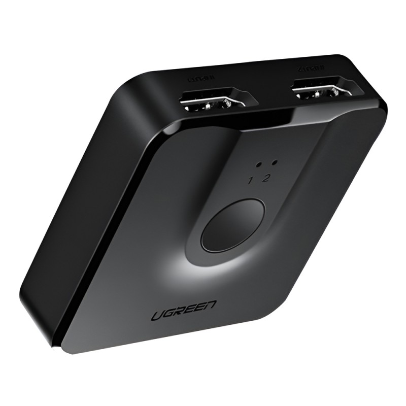 UGREEN Switcher Bi-Directional 2in1 2*HDMI 4K 30Hz or 1*HDMI 4K 30Hz to 1*HDMI 4K 30Hz or 2*HDMI 4K 30Hz CM217, Black