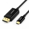 UGREEN Cable Type-C to DisplayPort 4K@30Hz Thunderbolt 3 Compatible 1.5M MM139, Black