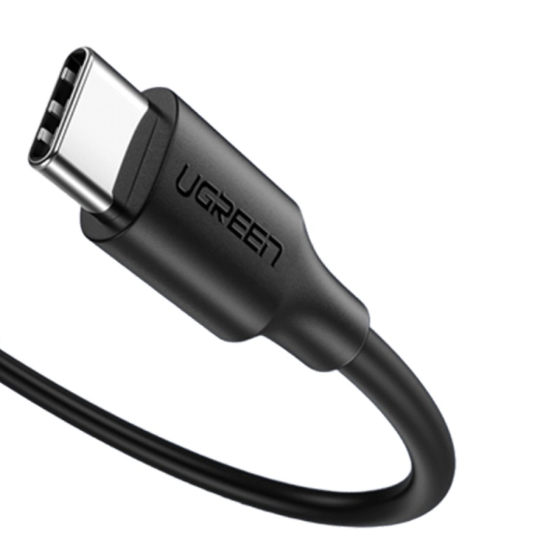 UGREEN Cable Type-C to Type-C TPE 1m 480Mbps 3A 60W US286, Black