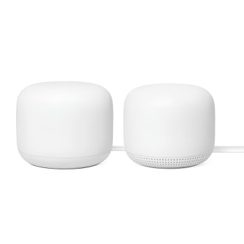 Google Nest WiFi Router and Point (2 pack) White