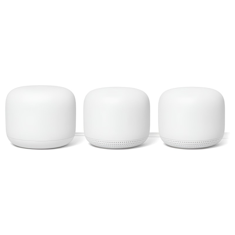 Google Nest WiFi Router and Point (3 pack) White