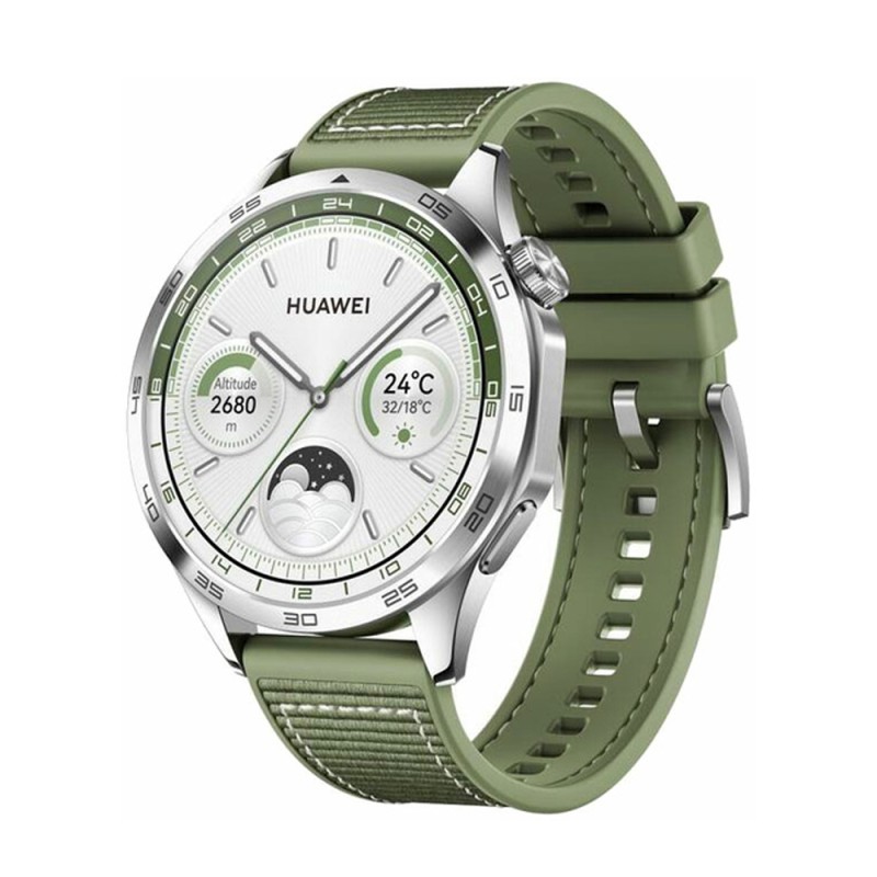Huawei Watch GT 4, 46mm, Green Woven Strap