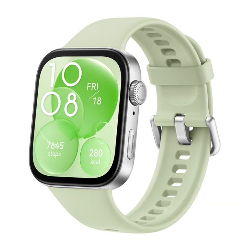 Huawei Watch Fit 3, Green Fluoroelastomer Strap