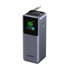 UGREEN Power Bank Nexode Flight Approved 20000mAh, 165W, with Retractable USB-C Cable, Grey