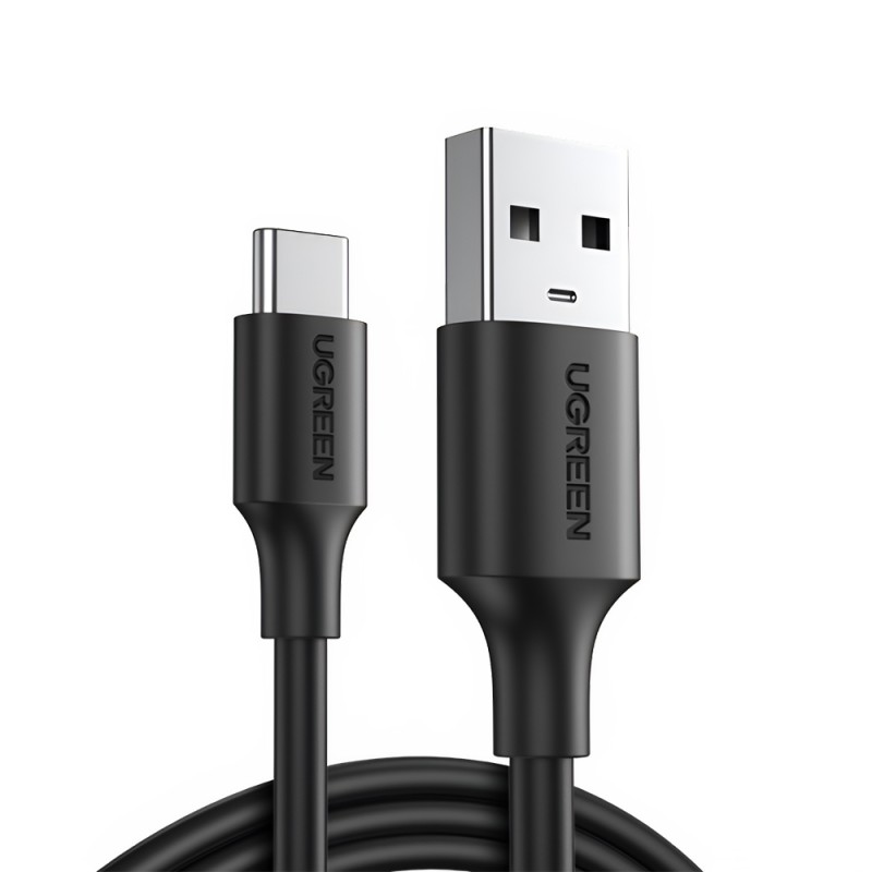 UGREEN Cable USB-A to Type-C 1M 3A 18W US287, Black