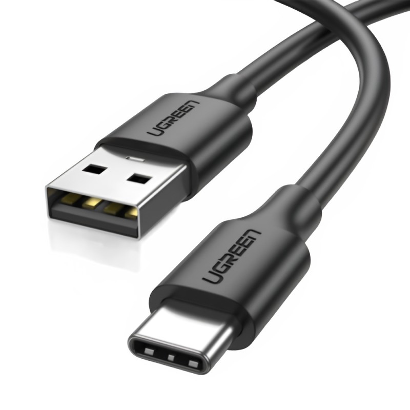 UGREEN Cable USB-A to Type-C 1M 3A 18W US287, Black