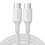 UGREEN Cable Type-C 2.0 to Type-C 2.0 5A 100W 2M, White | US300