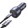 UGREEN Car Charger 1*USB-A+1*Type-C Aluminum 3A 60W, Grey