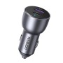 UGREEN Car Charger 1*USB-A+1*Type-C Aluminum 3A 60W, Grey