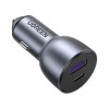 UGREEN Car Charger 1*USB-A+1*Type-C Aluminum 3A 60W, Grey