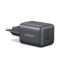 UGREEN Wall Charger GaN 1*USB-A, 1*Type-C, 20W QC3.0, X514, Black