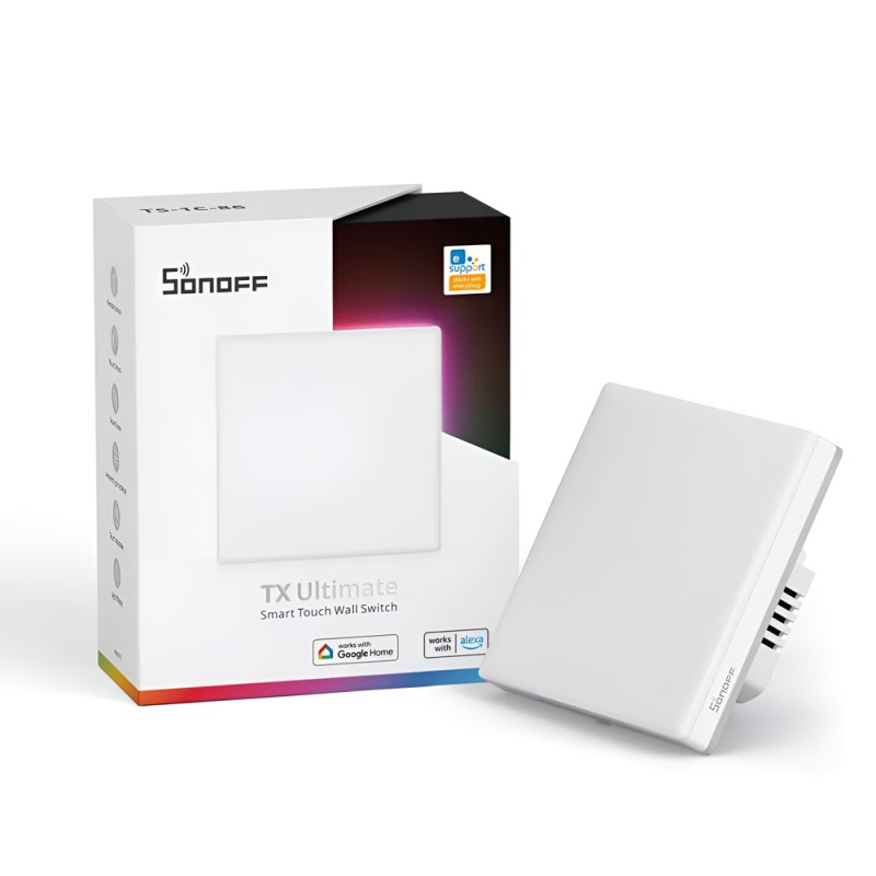 Sonoff Wi-Fi Smart Touch Wall Switch TX Ultimate 1-Gang (Neutral Wire), White
