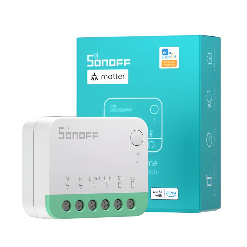 Sonoff Matter Over Wi-Fi Smart Switch MINIR4M Extreme (Neutral Required)