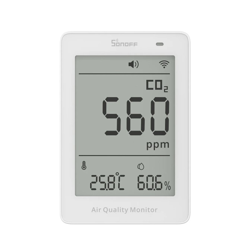 Sonoff Matter Over Wi-Fi Air Quality Monitor AirGuard CO2 (SAWF-08P)