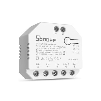 Sonoff Wi-Fi 2-Gang Smart Switch DUALR3 Lite