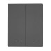 Sonoff Wi-Fi Smart Wall Switch SwitchMan M5 2-Gang (Neutral Wire), Dim Gray