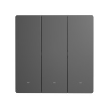 Sonoff Wi-Fi Smart Wall Switch SwitchMan M5 3 Gang (Neutral Wire), Dim Gray